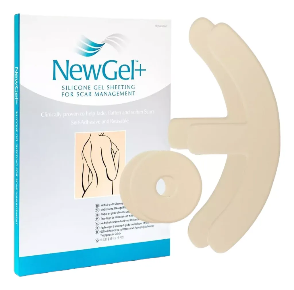 Cuidados básicos para prevenir cicatrices queloides e hipertróficas 6 lamina-gel-silicon-cirugia-mamaria